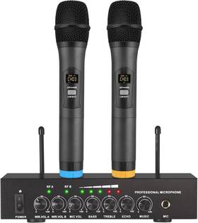 Linkfor 604015706942 Uhf Wireless Microphone System Read Description