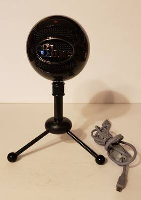 A00144 Logitech / Blue Snowball Usb Microphone Black - Tested