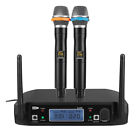 Lut217667 Professional Wireless Uhf Ch Microphone System Digital Lcd Dual Handheld