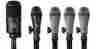 M80-shb Drum Microphone Telefunken Elektroakustic Dd5 Set M82 3 X M81-sh Mic