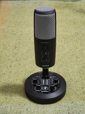 2053038-00 Mackie Em-chromium Element Series Large Diaphragm Multipattern Usb Condenser Mic