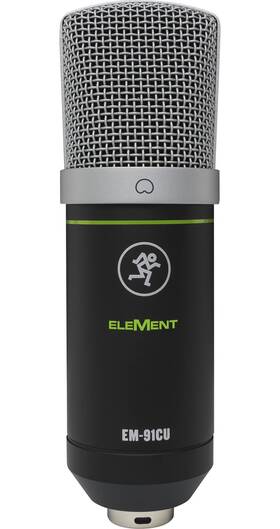 Mackie 613817114220 Em-91cu Usb Condenser Recording Zoom Podcast Microphone Mic Shockmount