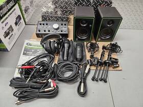 Mackie 663961060515 Studio Bundle - Big Knob Headphones Monitors Microphones Used