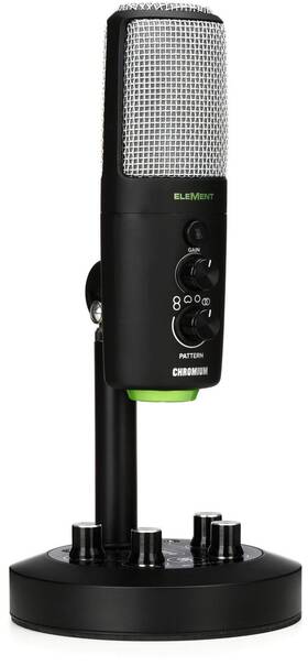Mackie 663961061444 Em-chromium Usb Condenser Microphone With 2-channel Mixer