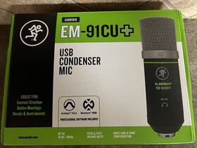 Mackie 663961064018 Em-91cu Usb Condenser Mic With Shock Mount No Cables