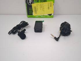 Mackie 663961065213 Em-95ml Lavalier Microphone With In-line Amplifier For Smartphones