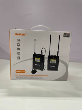Wmic-01 Mamen 50-channel Uhf Wireless Lavalier Microphone System