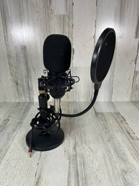 Au-a03t Manli Professional Studio Microphone For Broadcasting High Sound Quality Black