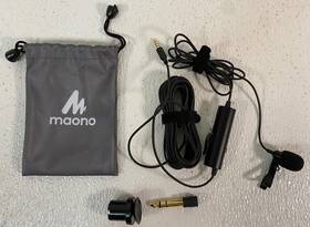 Au-100 Maono Lavalier Microphone Model Hands Free Clip On Lapel Mic