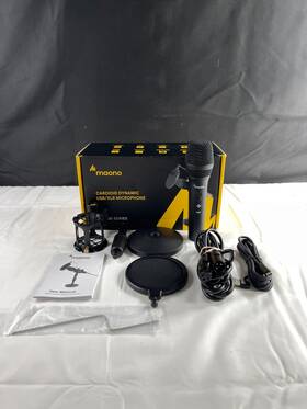 Au-hd300 Maono Black Cardioid Dynamic Usb/xlr Broadcast Microphone