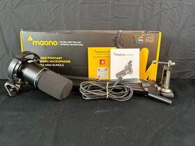 Pd200xs Maono Black Usb/xlr Boom Arm Bundle Podcast Dynamic Microphone