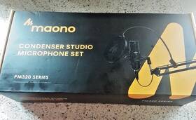 Pm320 Maono Condenser Studio Xlr Microphone Set-pm320