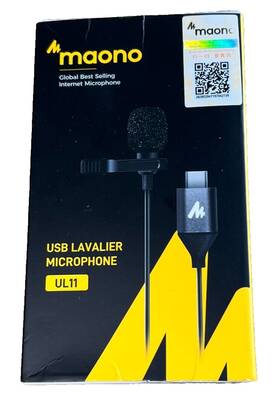 Ul11 Maono Usb Lavalier Digital Microphone Model Podcasting Gaming Pc Mac Phone