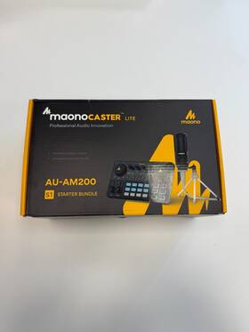 Au-am200-s1 Maonocaster Maono Caster Lite All-in-one Podcast Equipment Starter Bundle Black