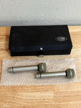 Mb215 Mbho Boxed Pair Of Dynamic Microphones - Made In Germany Rare