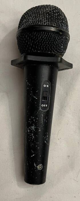 Mk-50 Mccannon Microphone Model Unidirectional Dynamic Black- Used