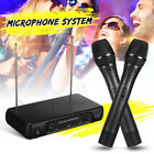 Mgz8575741 Uhf Dual Wireless Microphone System Handheld Cordless Mic Lcd Professional