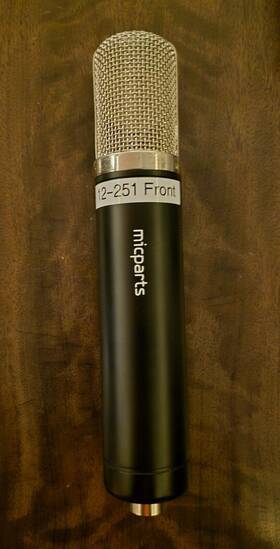 12-251 Mic-parts Telefunken Elam 251-based Kit Microphone Build From Mic-parts.com