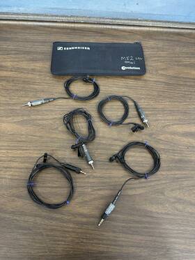 Me2000316984455lavalier Micwl Me2 Omnidirectional Lavalier Microphone For Sennheiser Lot Of 5 Units