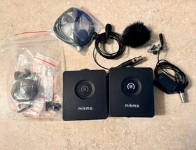 M54-005-02 Mikme Pocket Wireless Audio Recorder/transmitter 2x With Mics 3x