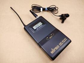 Act-707t Mipro Uhf Bodypack Transmitter Freq 6b With Mu53l Lavalier Microphone