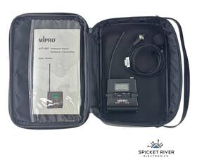 Act-80t Mipro Wideband Digital Bodypack Transmitter 6e Freq With Mu-53l Mic - Read