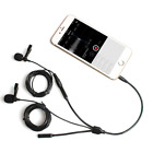 Mnmab1051200001no Maono Dual Lavalier Microphone Lapel Mics With Headphone Output Jack