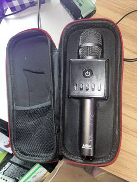 Mhmicsil92 Mockins Wireless Karaoke Microphone - Silver With Case