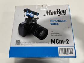 Mcm-2 Moukey Superb Sound For Audio And Video Most Dslr Cameras Phone Tripod