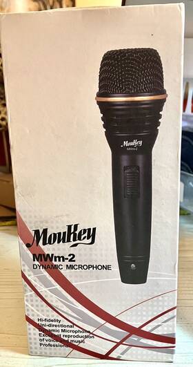 Mk0053 Moukey Mwm-2 Dynamic Microphone Set Of Two Tested/working