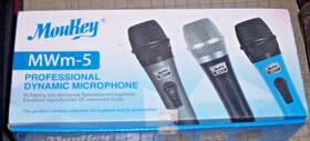 Mwm-5 Moukey Professional Dynamic Microphone Home Karaoke 1/8 Inch - 1/4 1 Mike