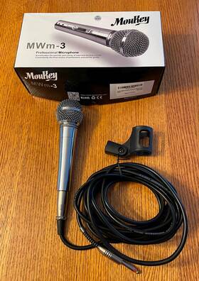 Nwm3 Moukey Dynamic Karokee Microphone