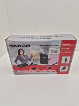 Mountain 642419654285 Professional Quality Wireless Headset Microphone System
