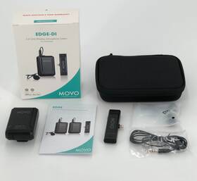 Movo 817711022173 Edge-di Wireless Lavalier Microphone System For Lightning Iphone Ipad