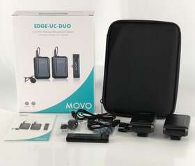 Movo 817711022203 Edge-uc-duo Wireless Lavalier Microphone System For Usb Type C Smartphones