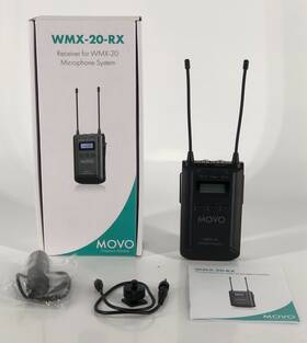 Wmx-20-rx Movo 817711023767 Receiver For Wireless Lavalier Microphone System - Wmx-20
