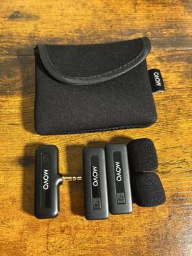 Movo 817711025242 Wireless-mini-duo Dual-channel Microphone System For Dslr
