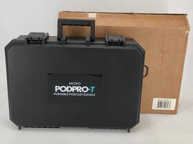 Movo 817711026263 Podpro-t Portable Podcasting Equipment Bundle For Two Mics Tabletop Stands