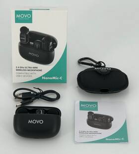 Movo 817711026942 Nanomic Wireless Microphone For Usb-c Type Devices - Lav Mic System