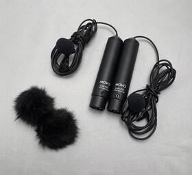 Lv4-o2 Movo Lv4-02 Xlr Lavalier Omnidirectional Microphone With Clip - 2 Pack Used