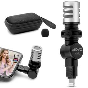 Ma5l Movo Mini Omnidirectional Lightning Microphone Compatible With