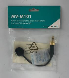 Mv-m101 Movo Gooseneck Microphone For Wireless Transmitters Trs 3.5mm