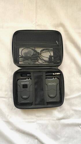 Wmx-7 Movo Universal Wireless System 12 Vhf Channels 2-microphone 3.5mm Trrs