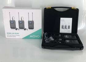 Wmx-20-duo Movo Wmx20duo Uhf Wireless Lavalier Microphone System 2 Transmitter 330ft Range