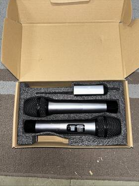 Fx-ad33-2 Moyleaf Tonor Tw630 Wireless Microphones For Parts Silver 2 Pack