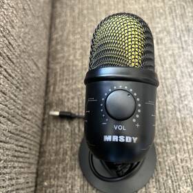 Mrsdy 737417385306 Gaming Microphone Usb Computer For Pc 3.54x3.54x6.3inch Black