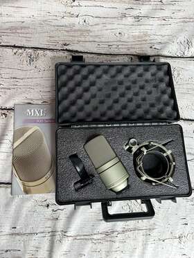 Mxl-990 Mxl 762319898623 990 Condenser Microphone Project Studio Recording With Shockmount Case Ems
