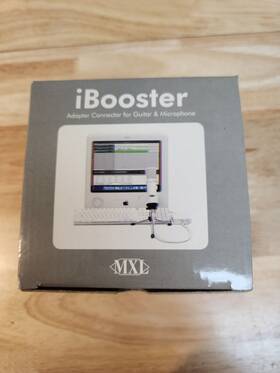 Mxl 801613501607 Ibooster Adapter For Electric Guitar And Microphone