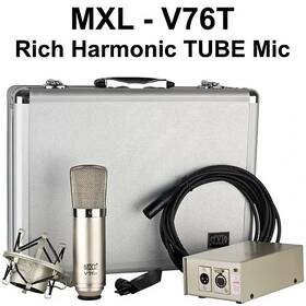Mxl-v76t Mxl V76t Tube Microphone Complete Cardioid Condenser Kit