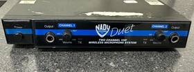 Duet-2 Nady Duet 2-channel Vhf Wireless Microphone System Pro Audio- No Power Cord